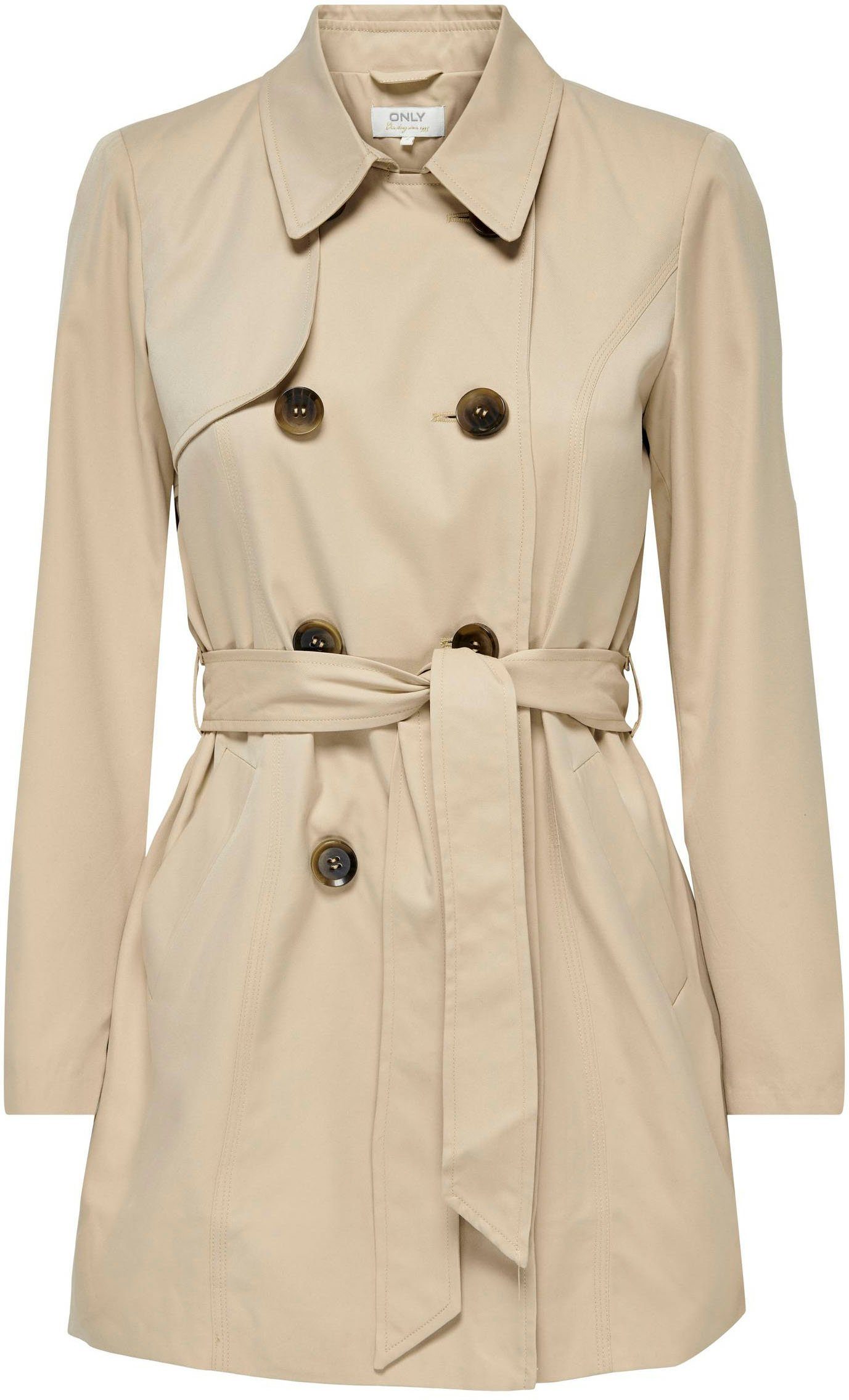 ONLY Trenchcoat ONLVALERIE TRENCHCOAT OTW NOOS beige