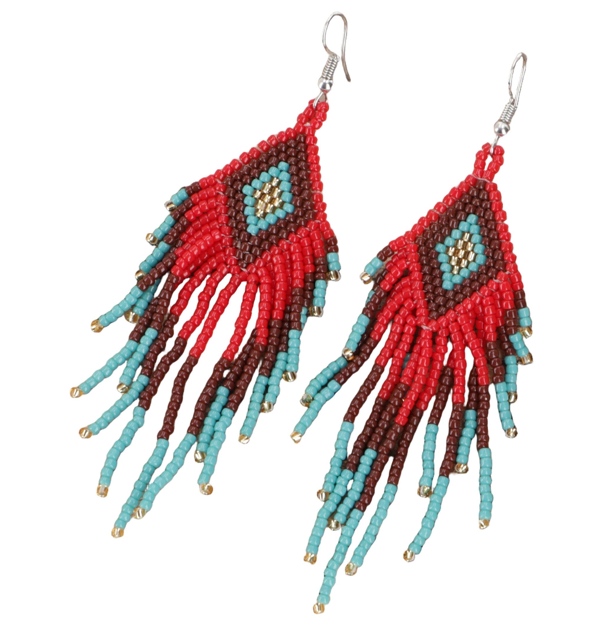 Guru-Shop Paar Ohrhänger Indigener Schmuck, Boho Ohrringe, Ethno.. günstig online kaufen