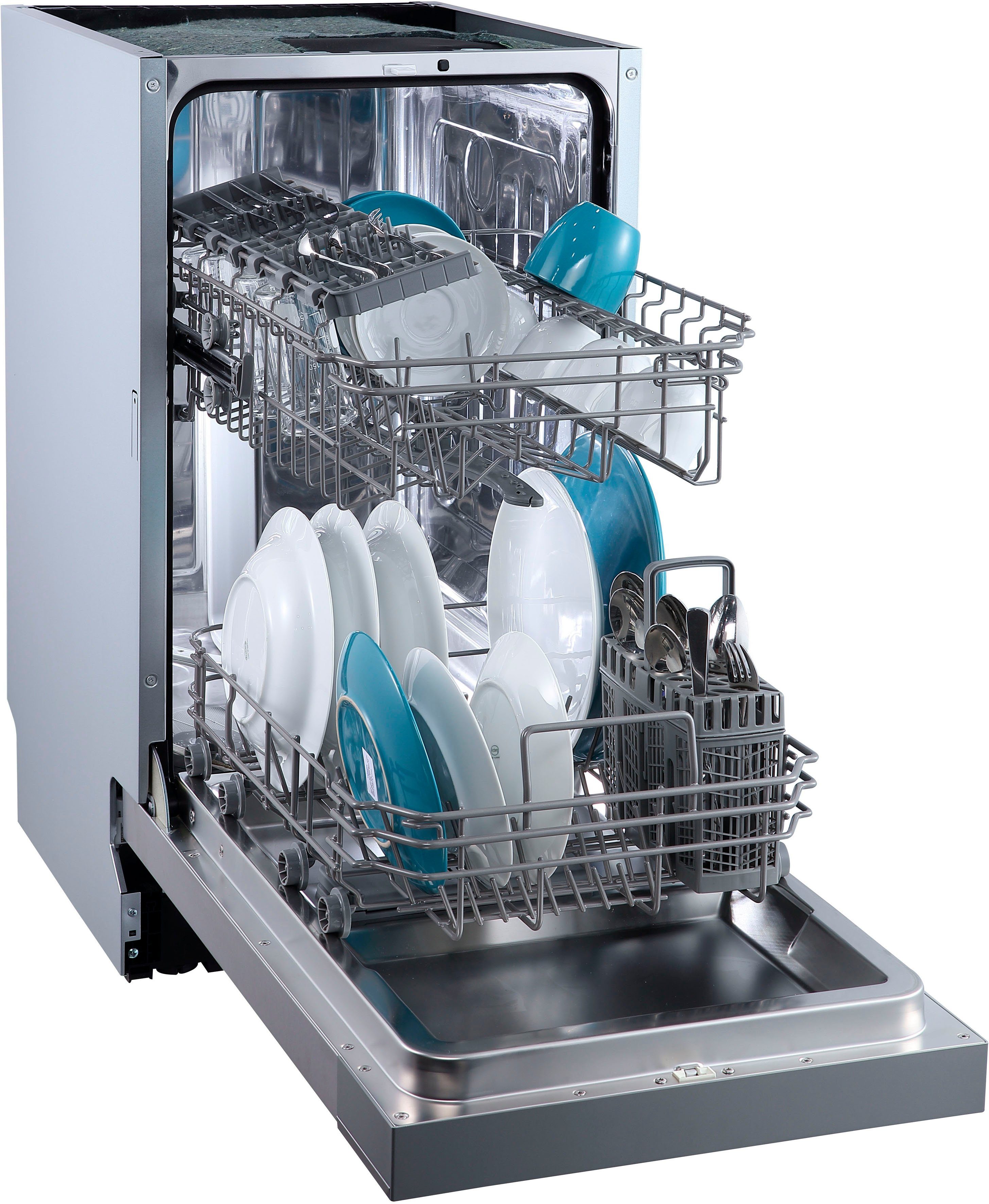 Hanseatic Unterbaugeschirrspüler HGU4582D97710DI, 10 Maßgedecke, mit automatischer Türöffnung, mit 6 Programmen, mit Startzeitvorwahl