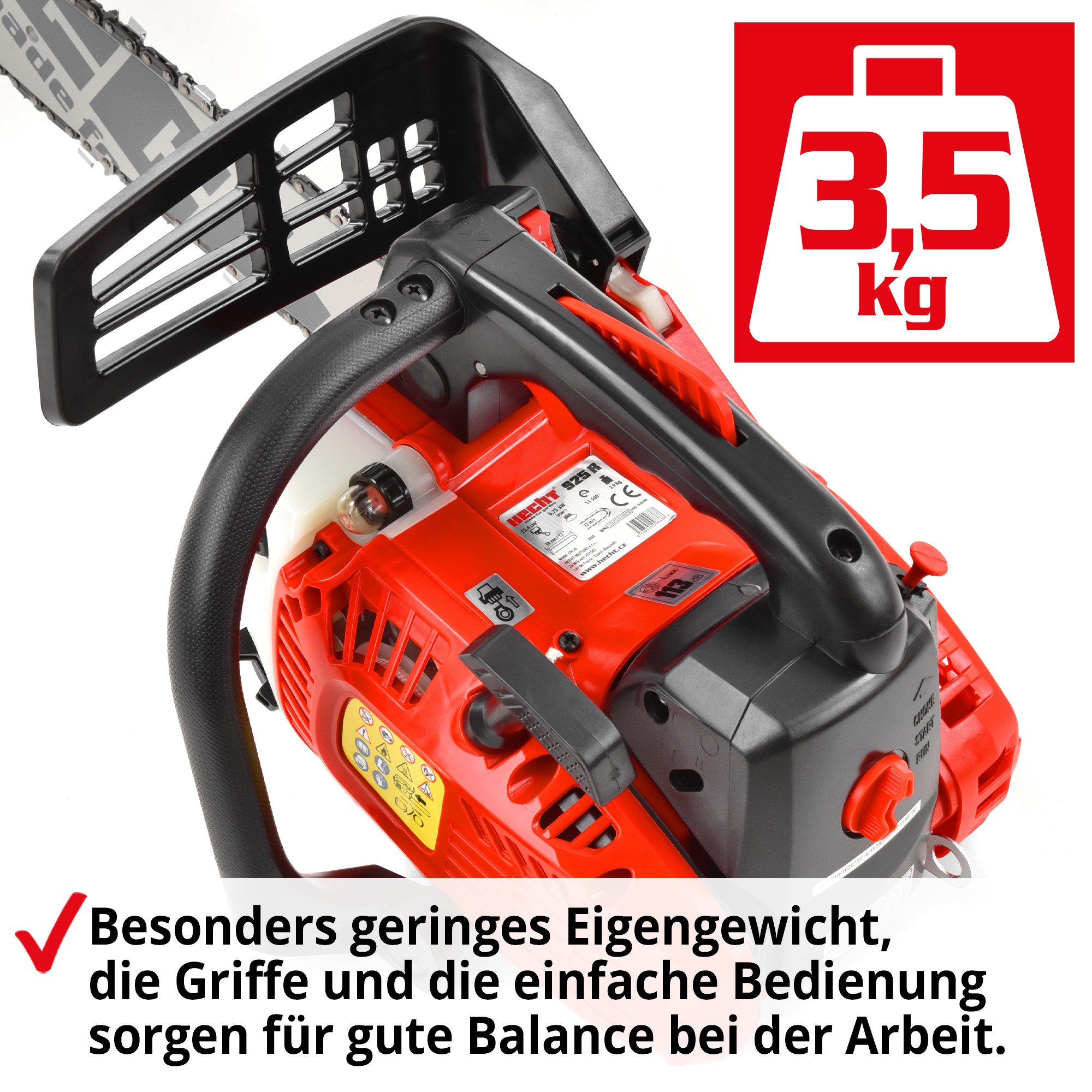Hecht Benzin-Kettensäge 924 R, 30,00 cm günstig online kaufen