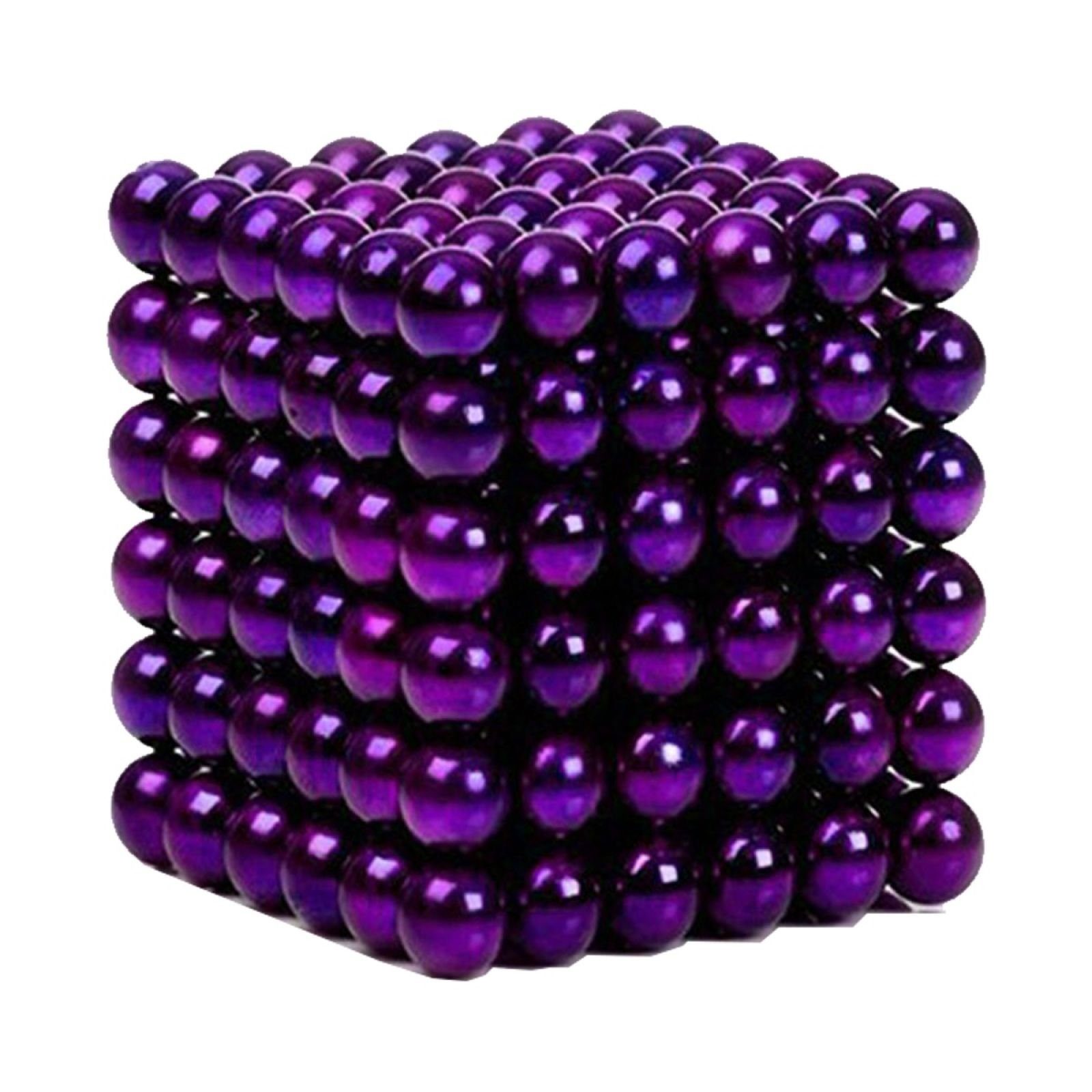 FurniSafe FurniSafe Neocube 5 mm Magnetkugeln Lila Set mit 216 Kugeln Magnetspielbausteine