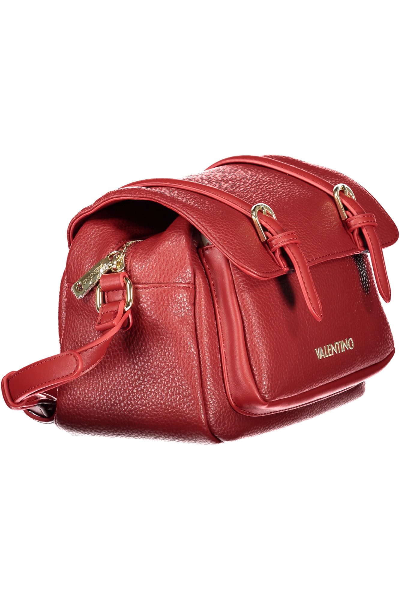 Valentino Businesstasche, Elegante Rote Umhängetasche für Damen mit Vielseitigen Details