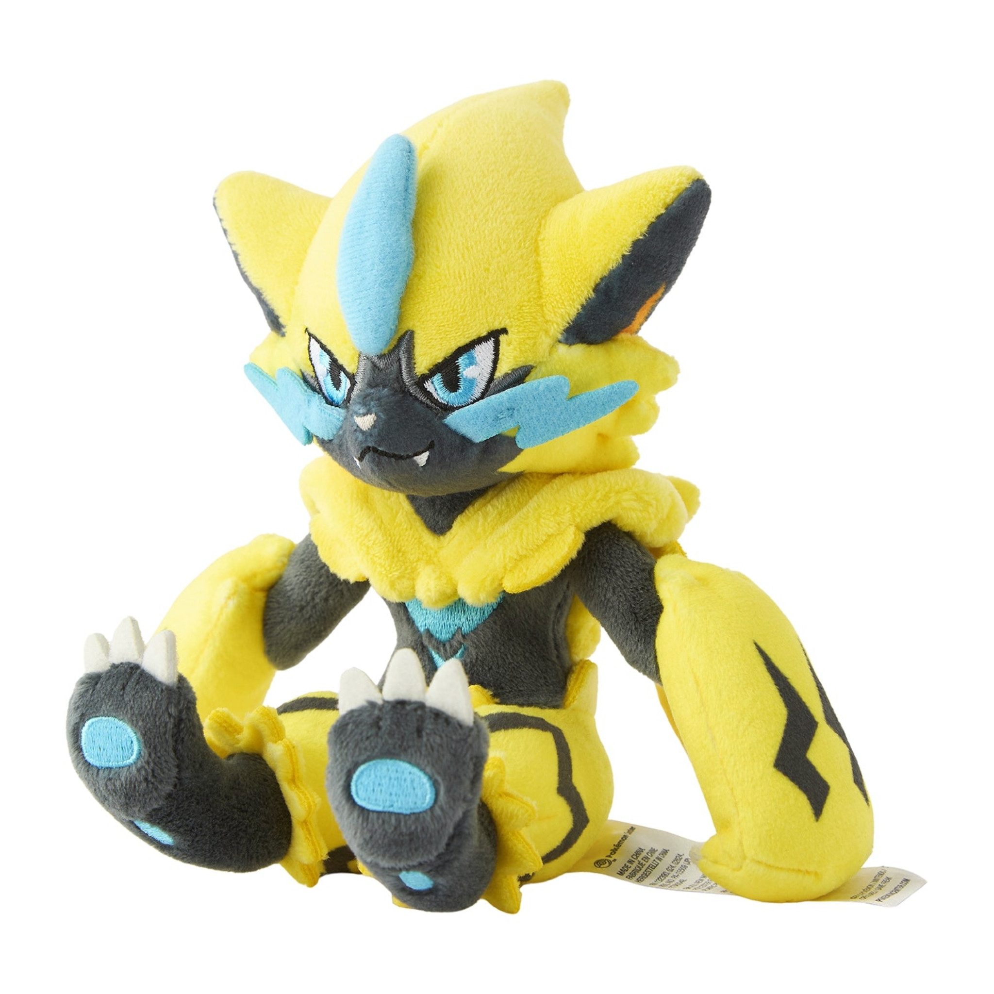 Pokémon Center Plüschfigur Pokemon Zeraora Kuscheltier - 16 cm Plüschtier günstig online kaufen