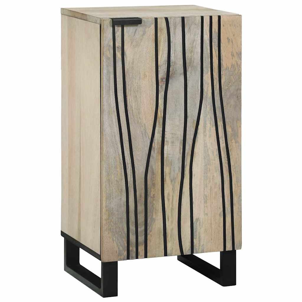 vidaXL Sideboard Sideboard Weiß 40 x 33 x 75 cm massives holz (1 St)