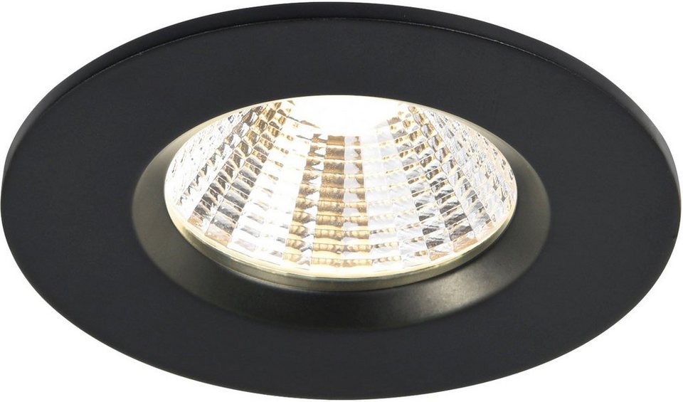 Nordlux LED Einbauleuchte Fremont 3-Kit IP65 2700K, LED fest integriert,  Warmweiß, inkl. LED Modul 380 lumen, warmweißes Licht