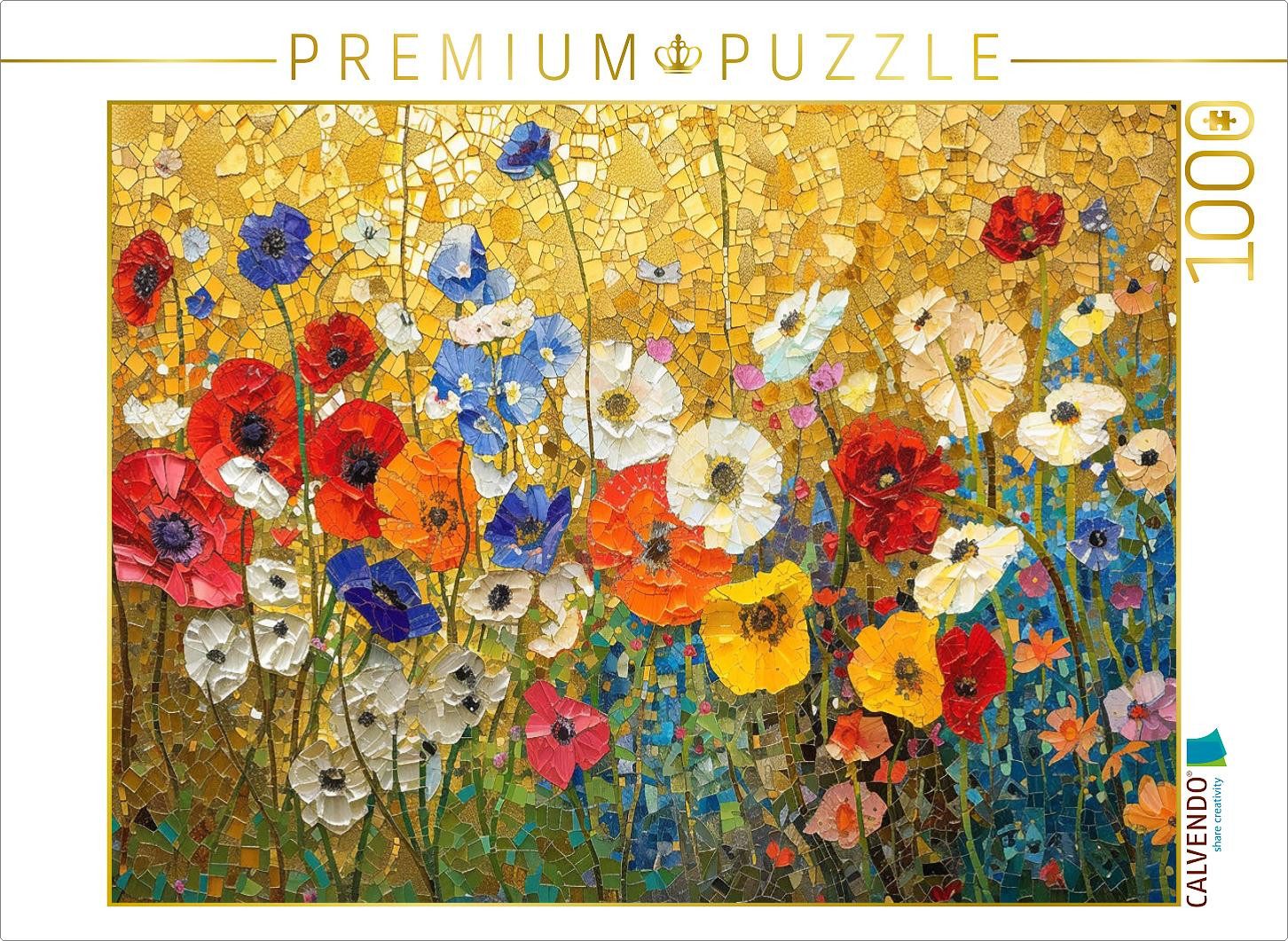 CALVENDO Puzzle CALVENDO Puzzle Blumenwiese, 1000 Teile Lege-Größe 64 × 48 cm Foto-Pu, 1000 Puzzleteile