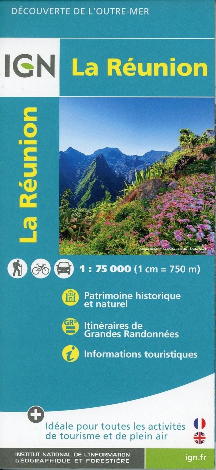 La Réunion 1:75 000 / Collectif Ign