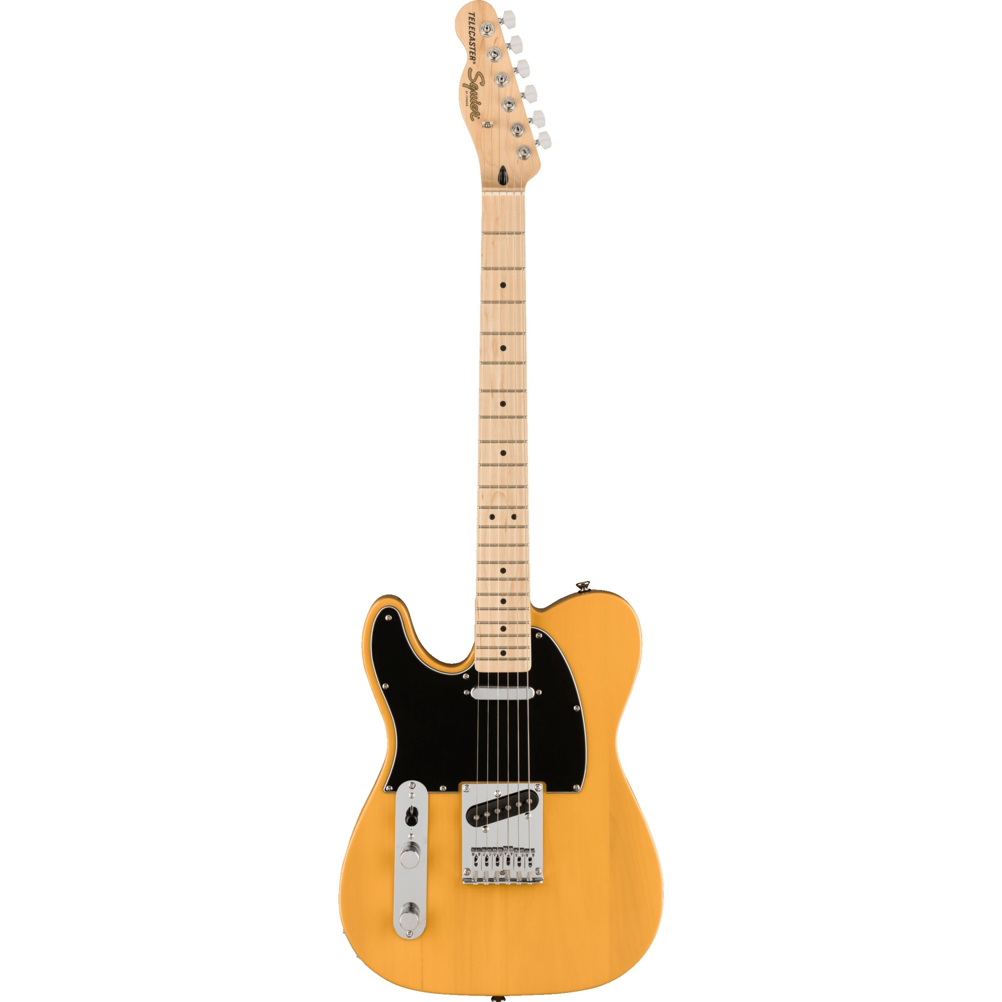 Squier E-Gitarre, E-Gitarren, Lefthand, Affinity Series Telecaster Lefthand MN Butterscotch Blonde -