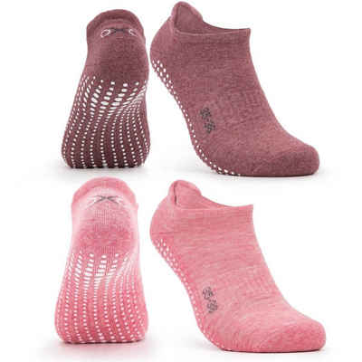 OCCULTO Sportsocken Damen & Herren Yogasocken 2-4er Pack (Modell: Mady) (2-Paar)