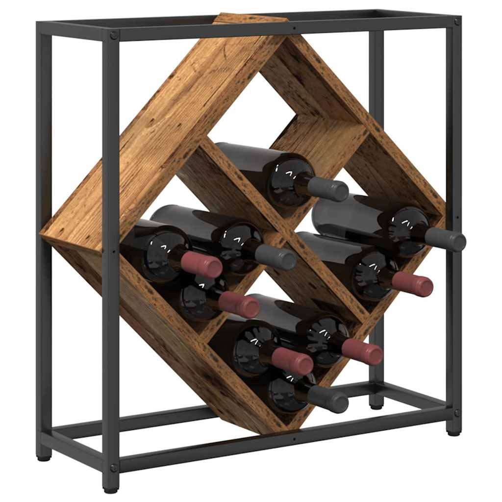 vidaXL Weinregal Weinregal Altholz 51 x günstig online kaufen