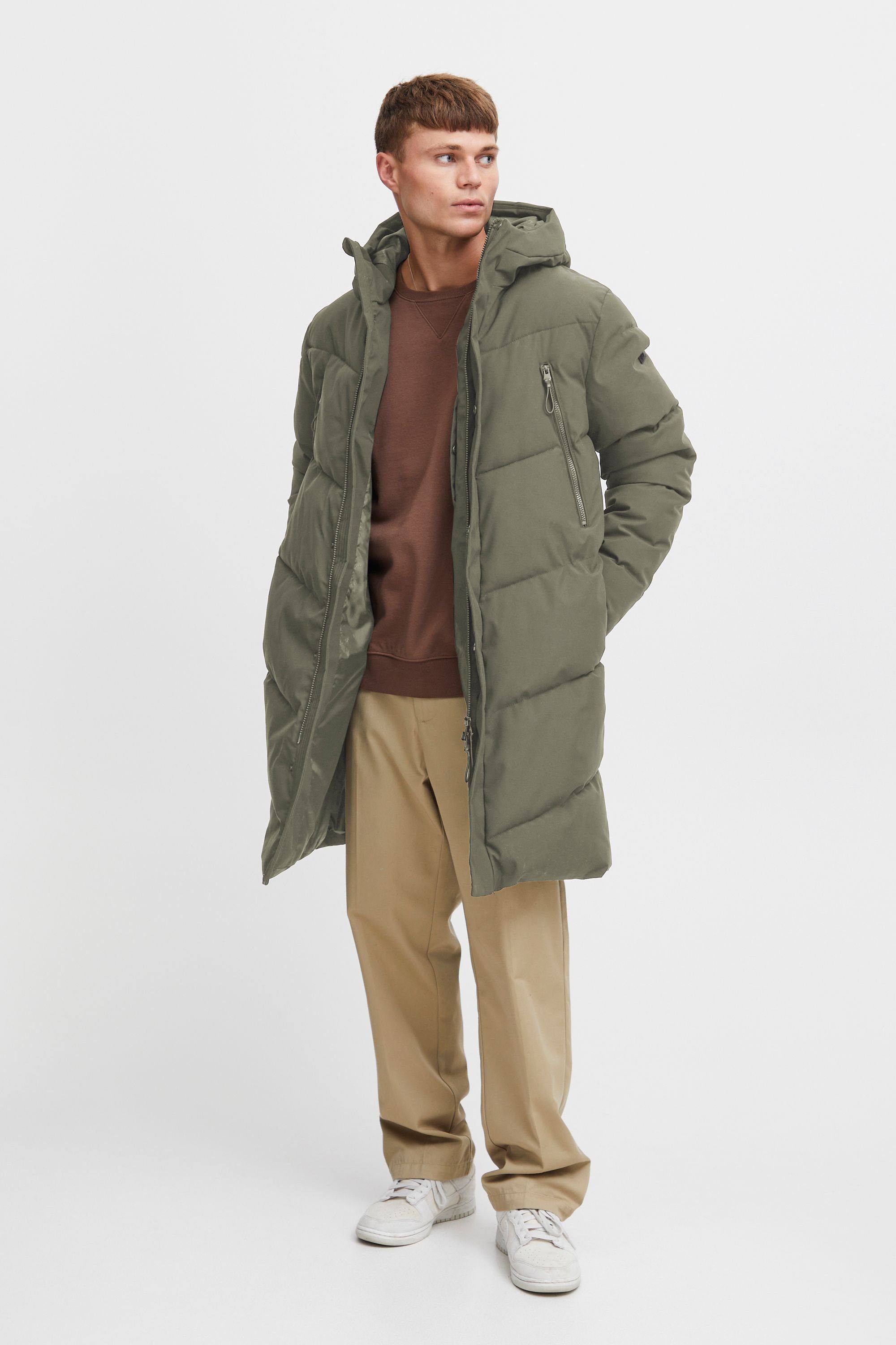 Solid Steppjacke SDGabe Long Dusty Olive (180515)