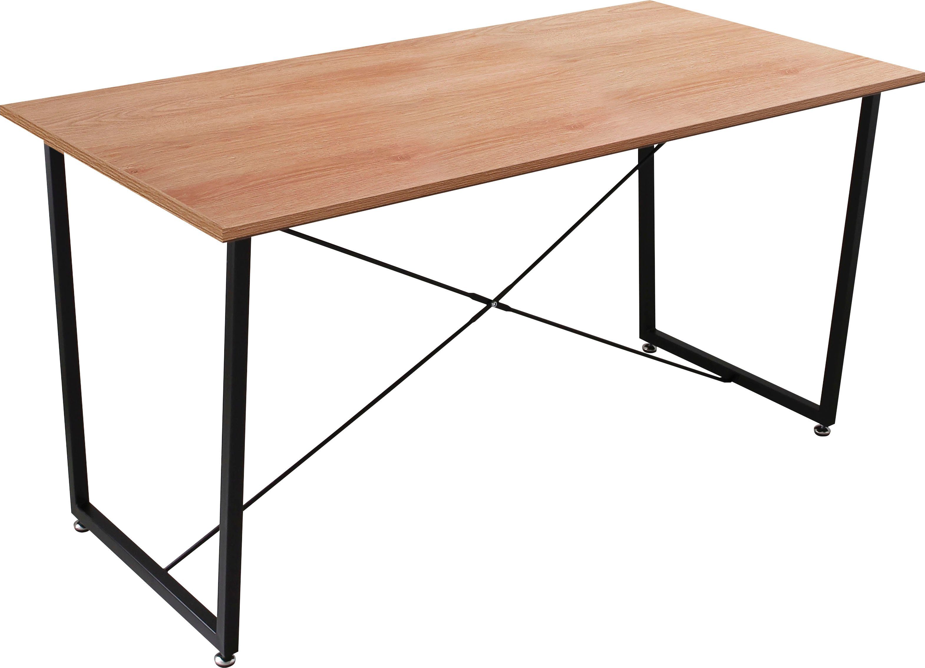 MÖBILIA Esstisch Aage, Akazie-Dekor, Breite 140 cm