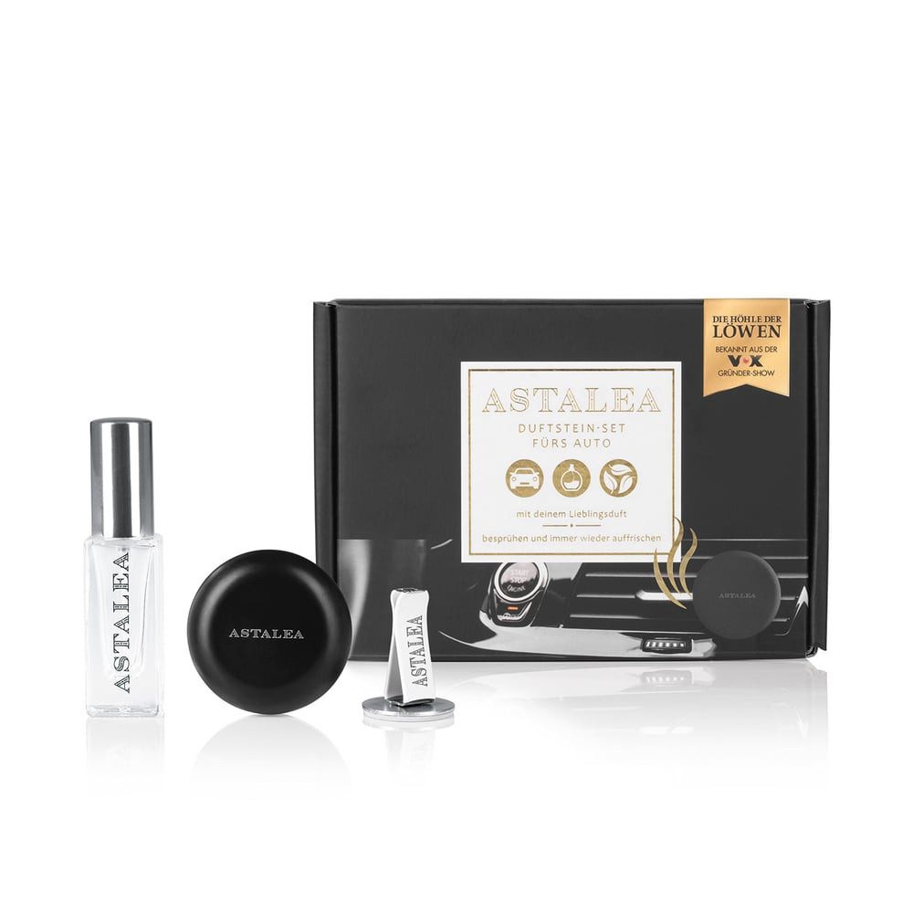 ASTALEA Duft-Set Duftstein Auto All Black 4,5x5cm schwarz, 1-tlg.
