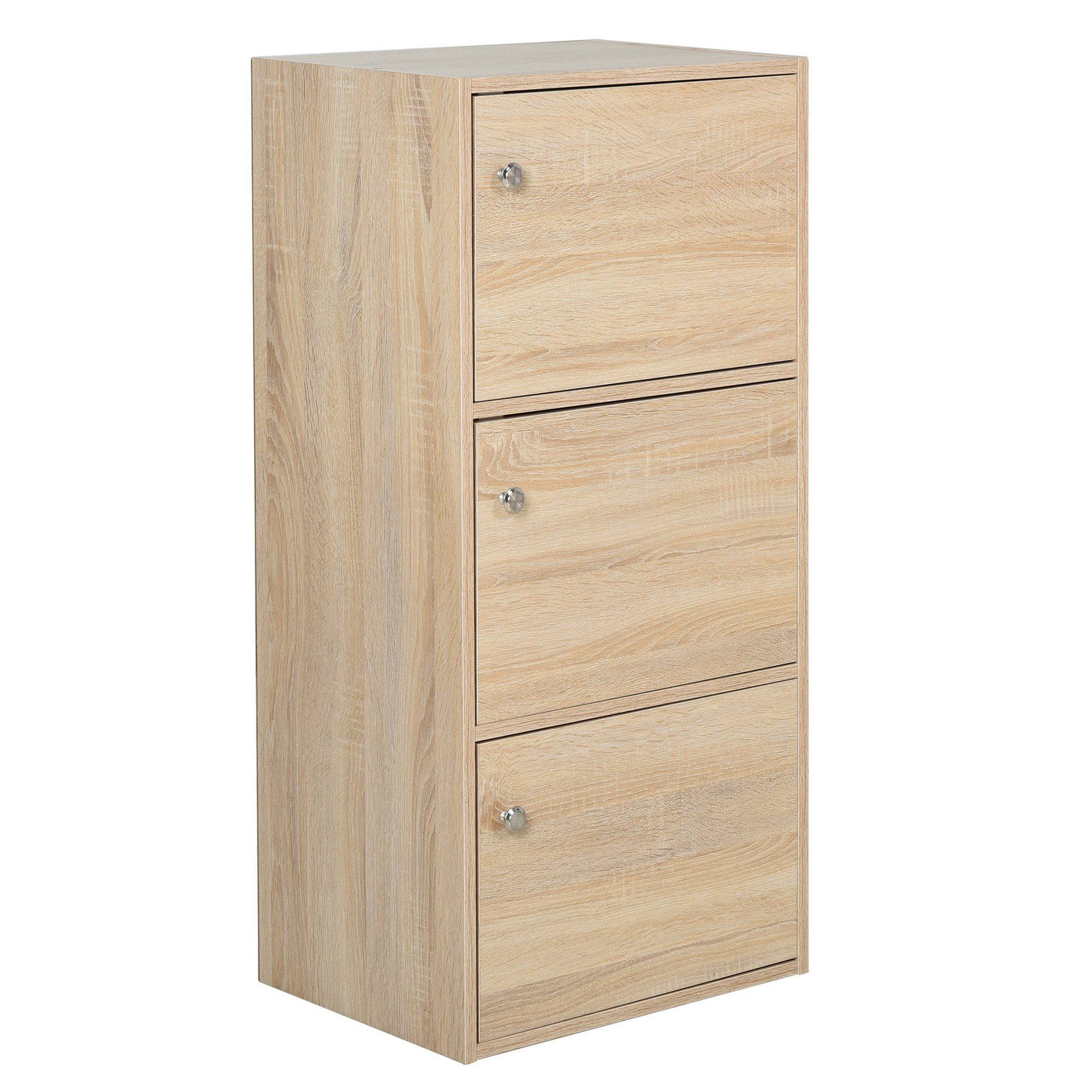 HOMCOM Highboard Aufbewahrungsschrank
