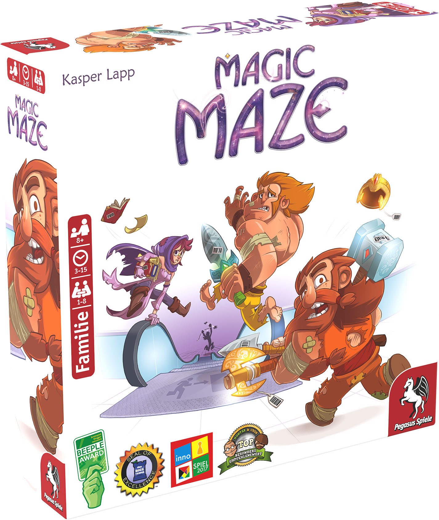 Pegasus Игры Spiel Magic Maze, Familienspiel, Made in Europe