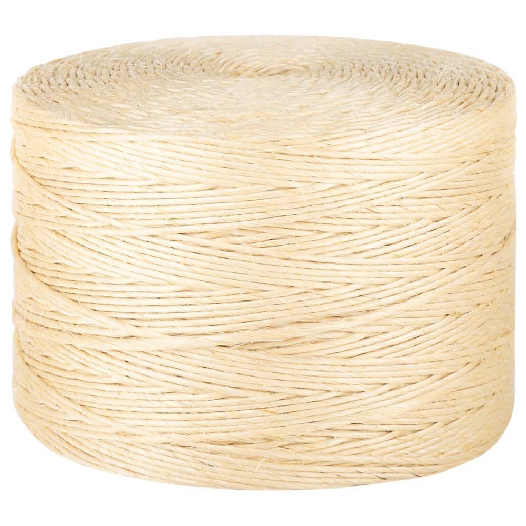 vidaXL Seil 100% Sisal 3 mm 200 m Seil (1-tlg) günstig online kaufen