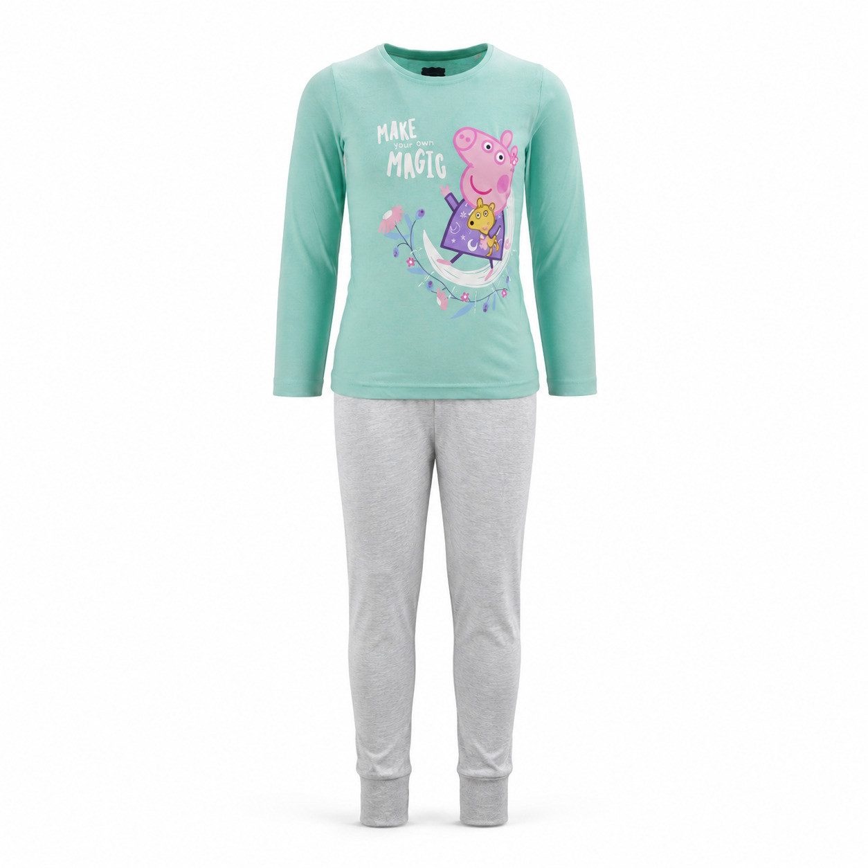 Peppa Pig Schlafanzug Peppa Wutz Pig Kinder Mädchen Schlafanzug Pyjama Gr. 92 bis 116