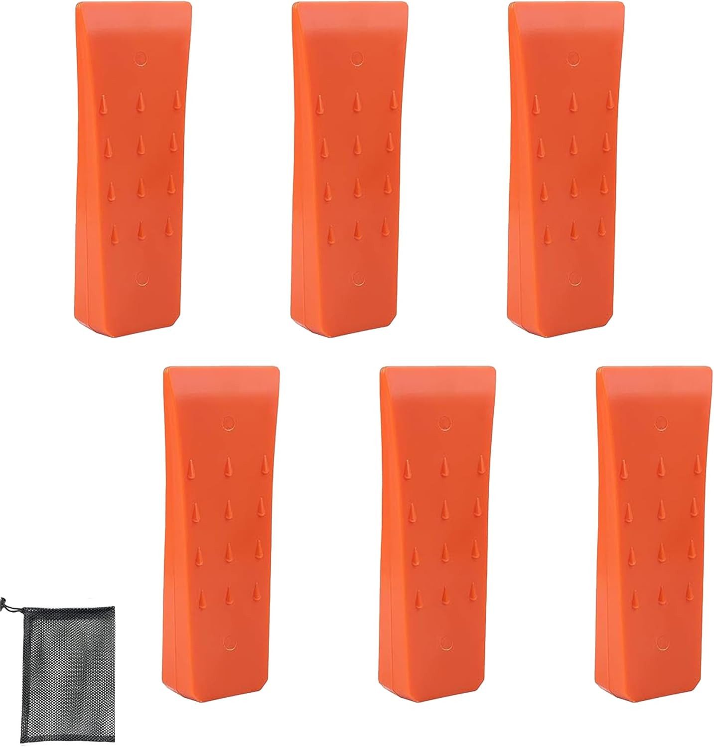 FELIXLEO Fällkeil 6 Stück Fällkeil Set Kunststoff Forstwerkzeug für sicheres Fällen, (1-St)