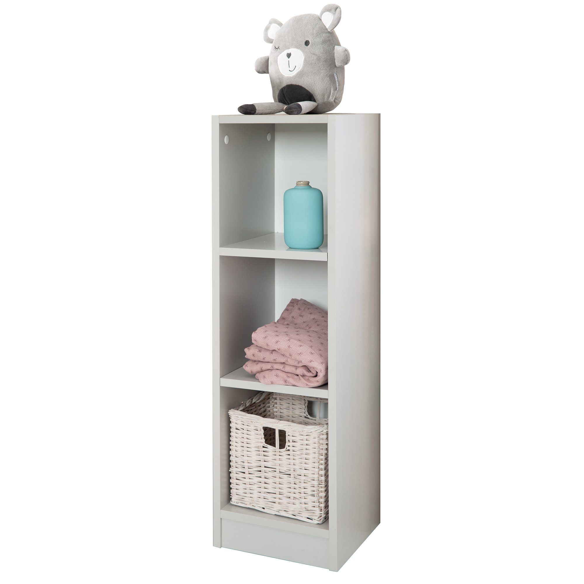 roba® Seitenregal Maren 2, Lichtgrau / günstig online kaufen