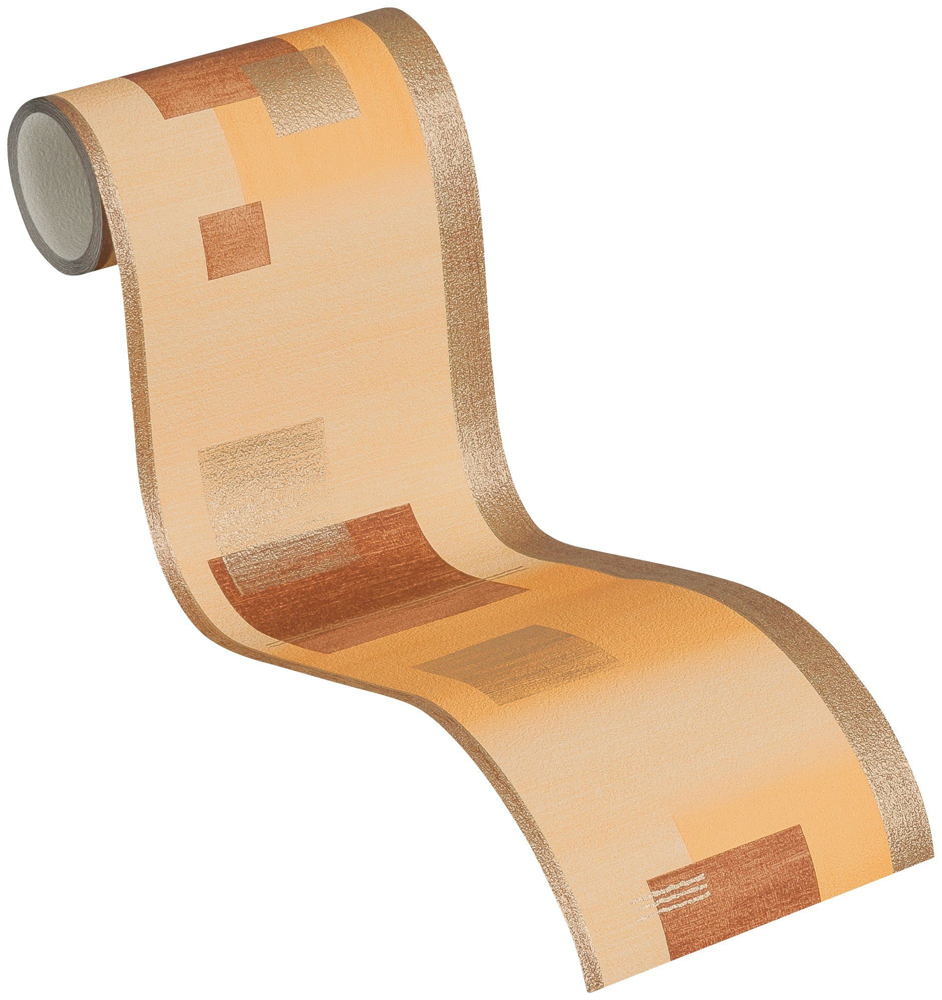 A.S. Création Bordüre Only Borders, leicht strukturiert, gemustert, Retro, Motiv, Papier Wand Schräge Tür Borte Wohnzimmer Schlafzimmer Küche Design