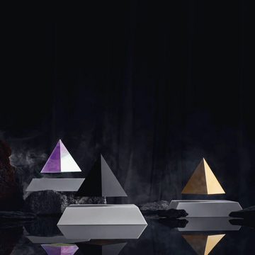 FLYTE Dekoobjekt Py, Py, schwebende Pyramide Rotierendes Deko-Element - strahlt Ruhe aus