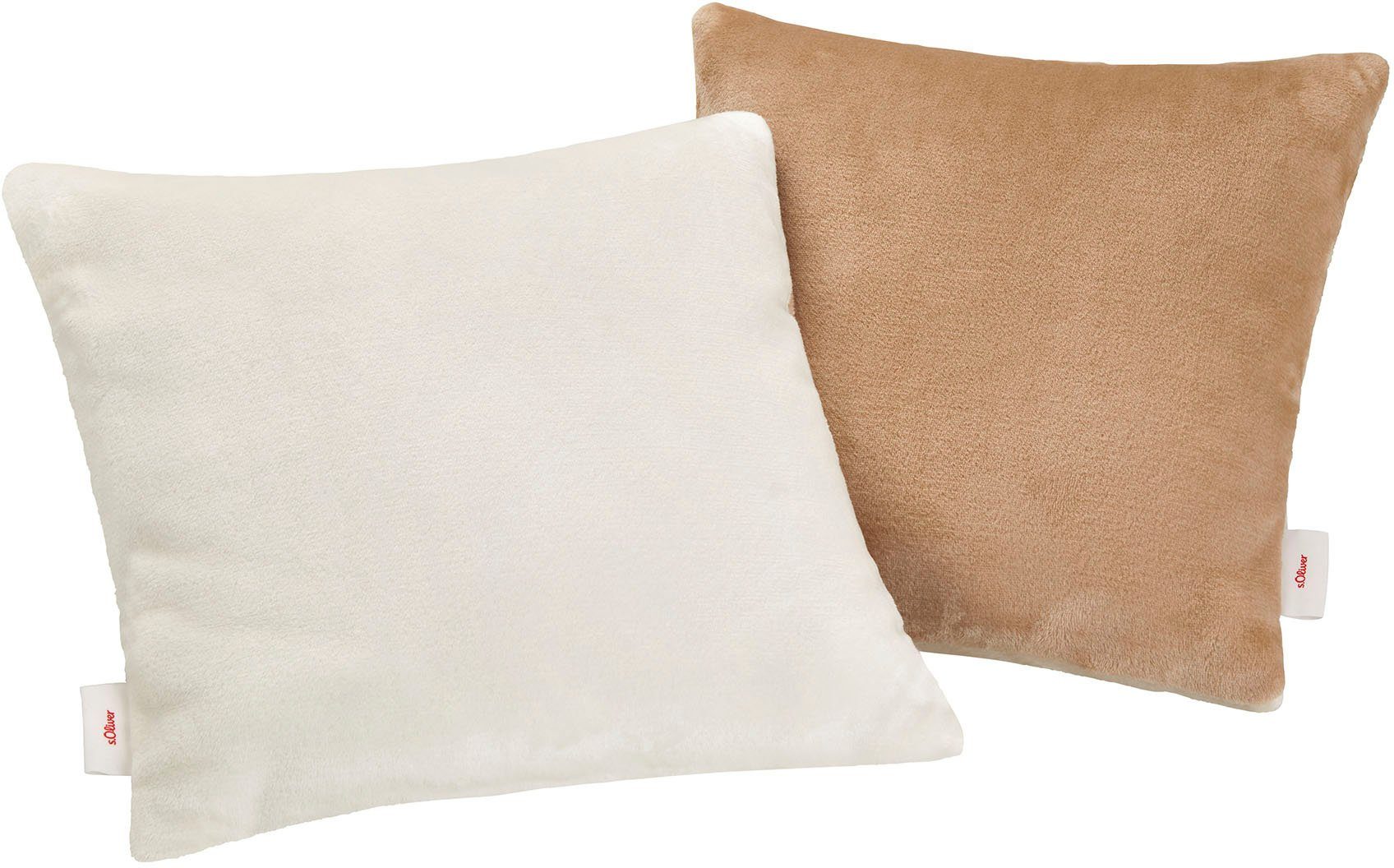 s.Oliver Dekokissen double soft Kissen s.Oliver, Kissenhüllen ohne Füllung, günstig online kaufen