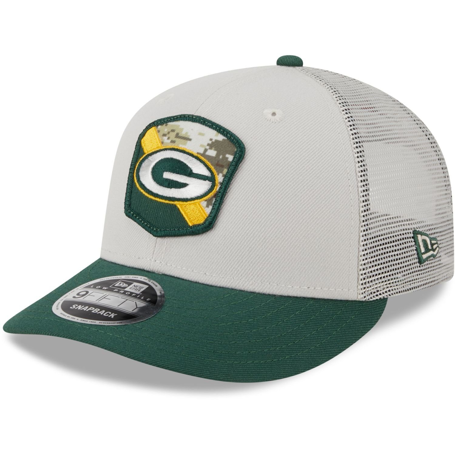 NFL Bay Snap Service Green Low 9Fifty Packers Cap New to Snapback Profile Era Salute