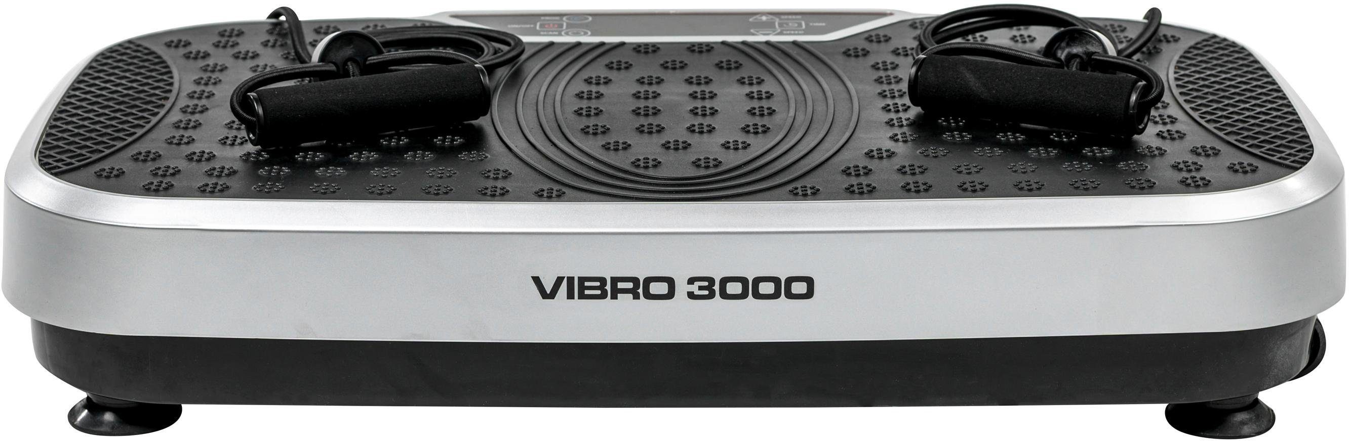 W, mit und 3000, ausziehbaren Transportrollen Vibro 300 Griff Vibrationsplatte Sport® Christopeit