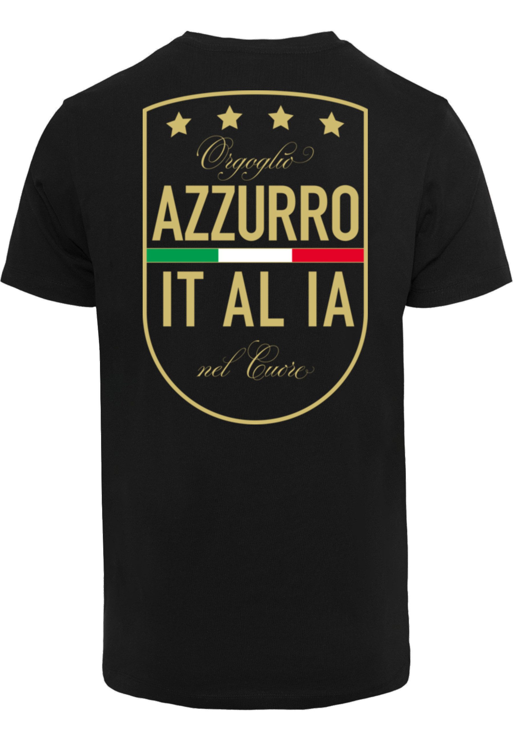 MisterTee T-Shirt MisterTee Azurro Italia Crest Tee (1-tlg) günstig online kaufen