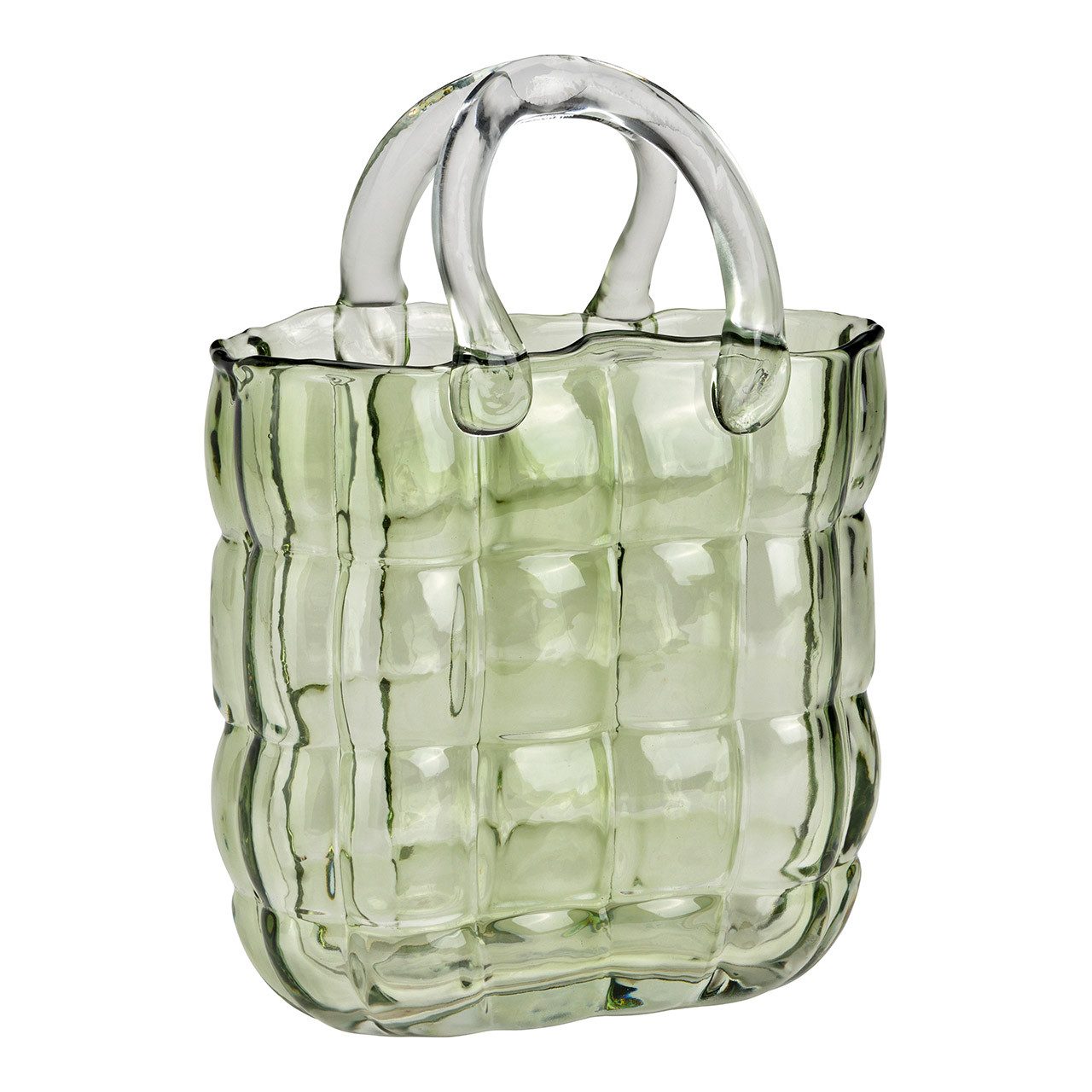 Wurm Dekovase Vase Handtasche, aus Glas, 10045478 (1 St)