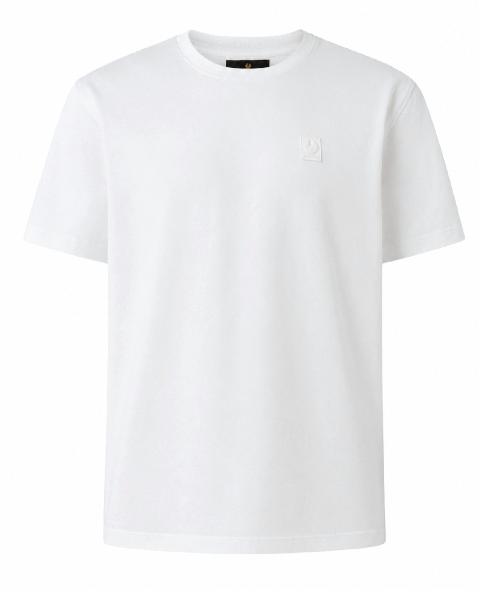 Belstaff T-Shirt London Steel Mercerised Cotton Retro Silikon-Phoenix-Logo Farblich abgestimmtes Silikon-Phoenix-Logo
