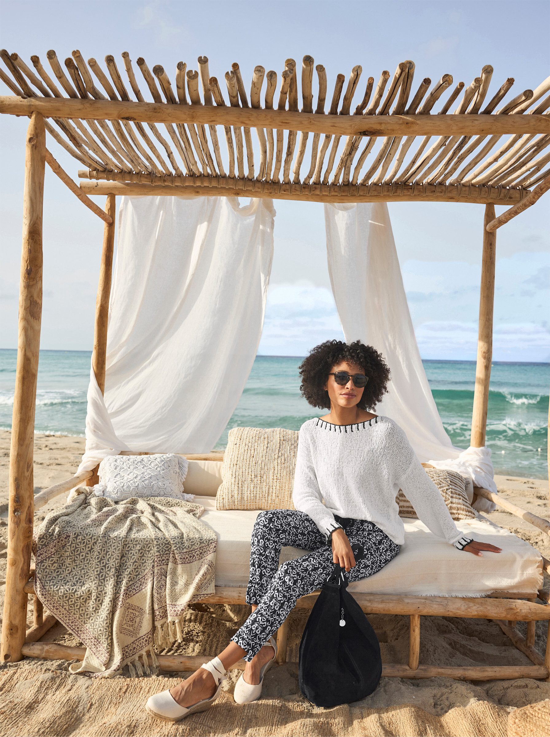 heine Strickpullover Pullover Langarm .