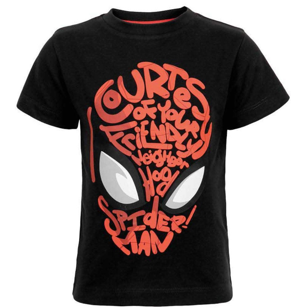MARVEL Print-Shirt Marvel Spider-Man Jungen T-Shirt Kurzarm Gr. 92–104 100% Baumwolle