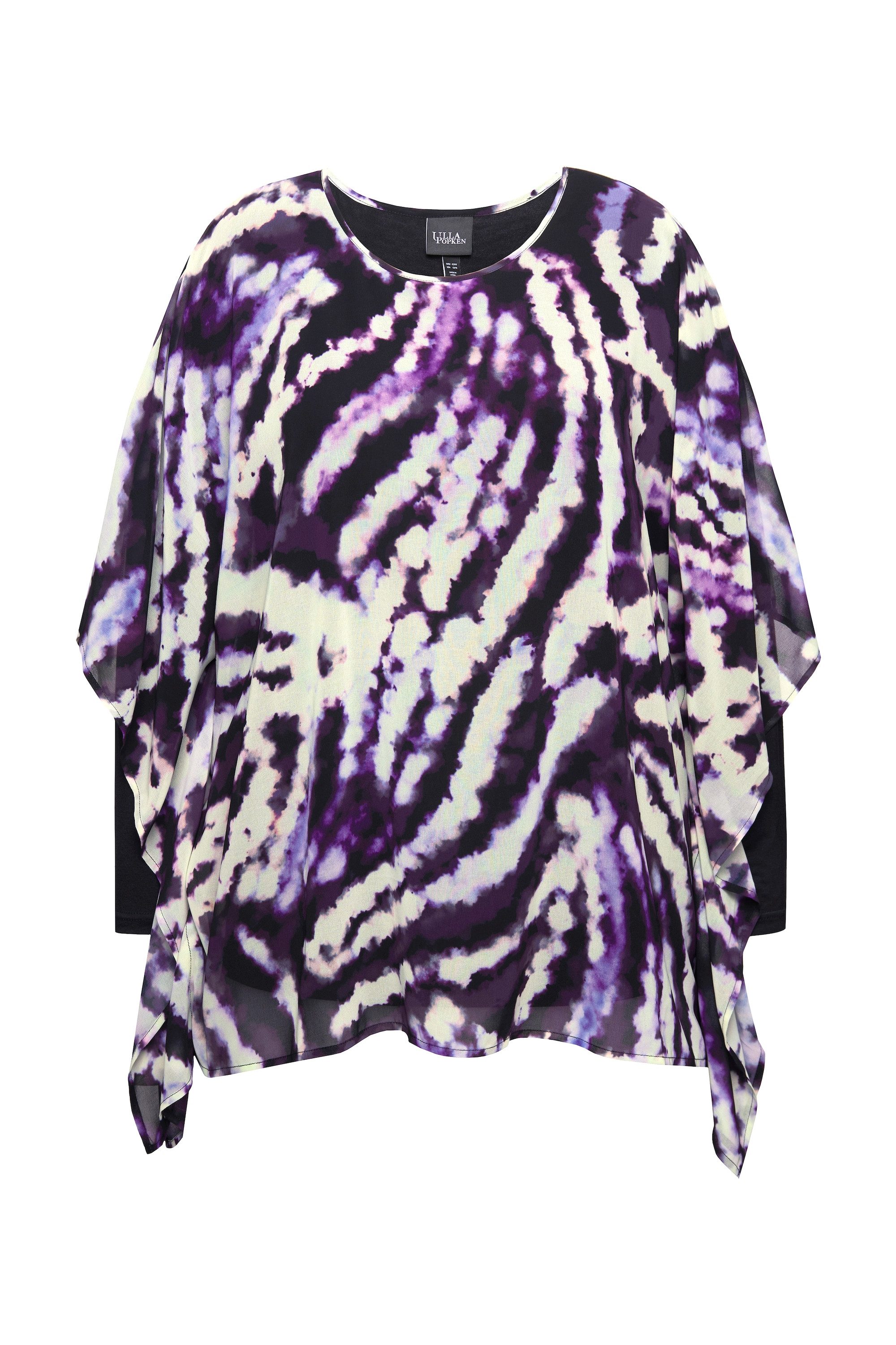 Ulla Popken Tunika Tunika doppellagig Oversized günstig online kaufen