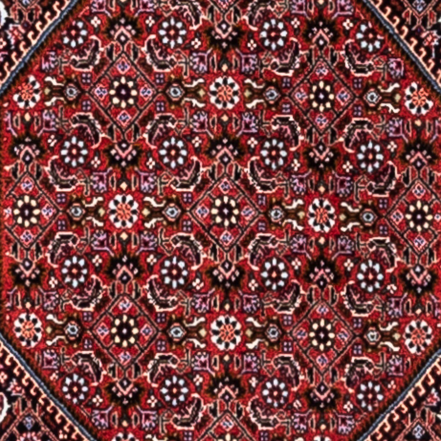 Medaillon mm, Wollteppich Unikat mit Bidjar Rosso 13 318 Höhe: cm, 200 rechteckig, Takab x Zertifikat morgenland,