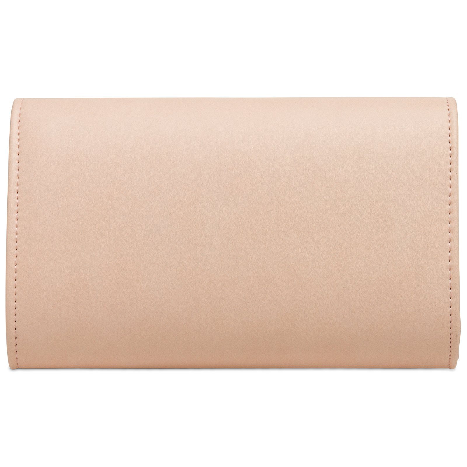 Caspar Clutch Caspar TA364 elegante Damen Abendtasche mit langer Kette und Drehverschluss