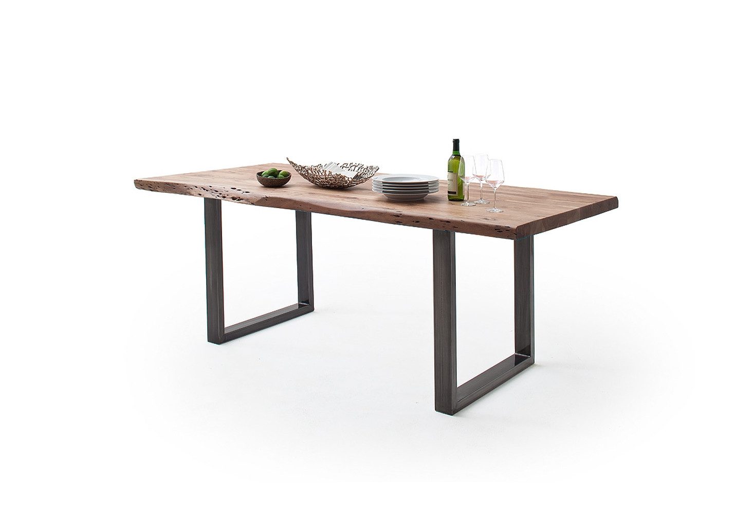 freiraum Baumkantentisch Calabria, in Akazie natur / antik - 220x79,5x100 (BxHxT)