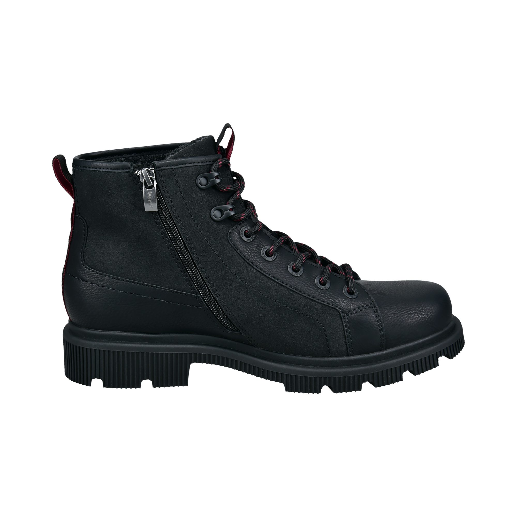 bugatti Schnürboots Winterboots, Herrenschuh mit Profilsohle
