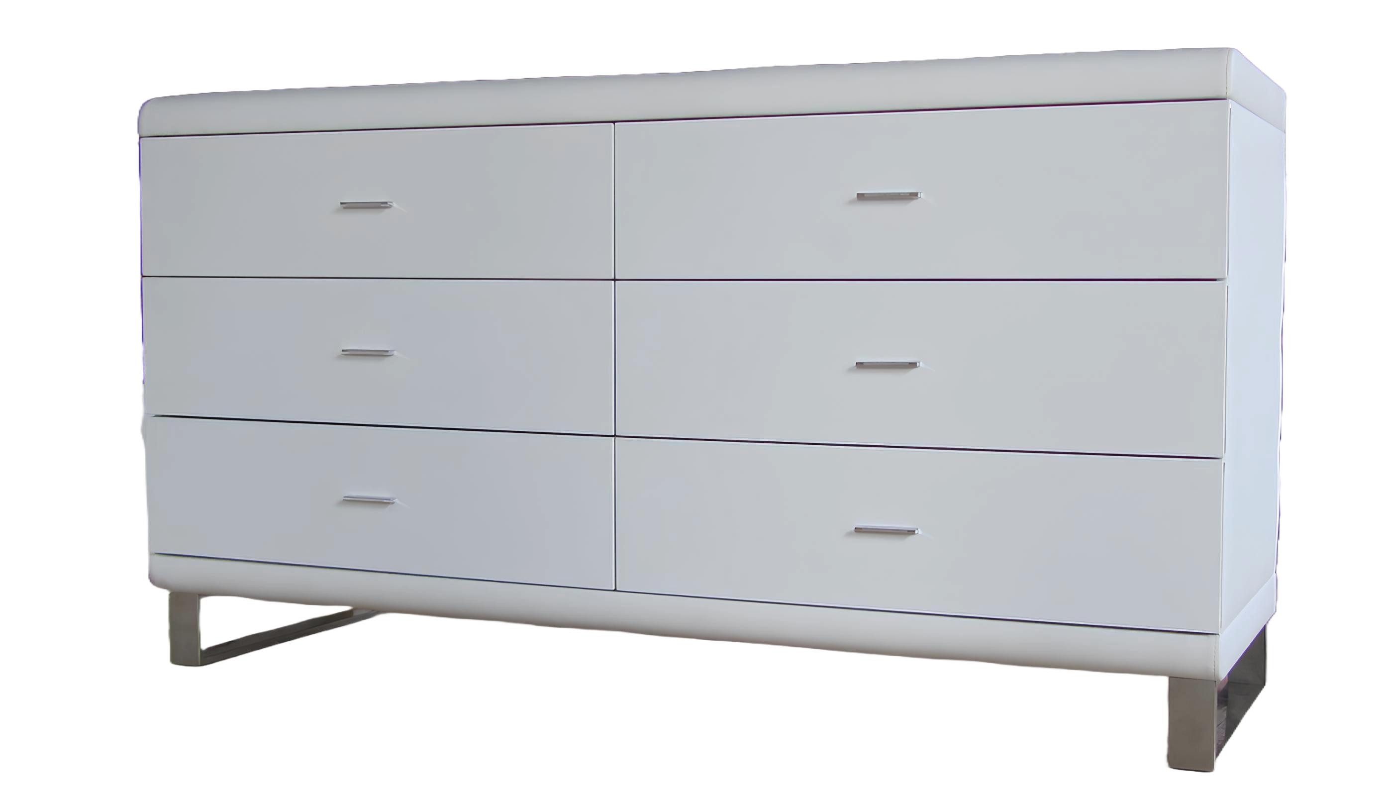 JVmoebel Sideboard Hochglanz Kommode in Weiß mit viel Stauraum für elegantes Wohnen (Kommoden), Made in Europa