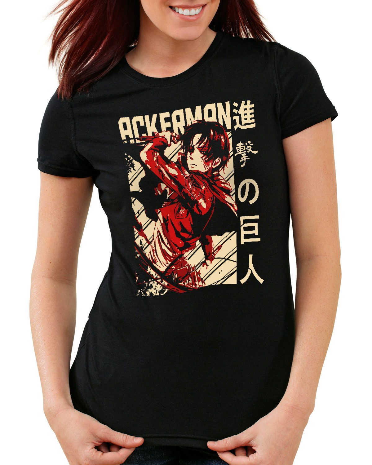 style3 T-Shirt Brave Ackerman attack anime günstig online kaufen