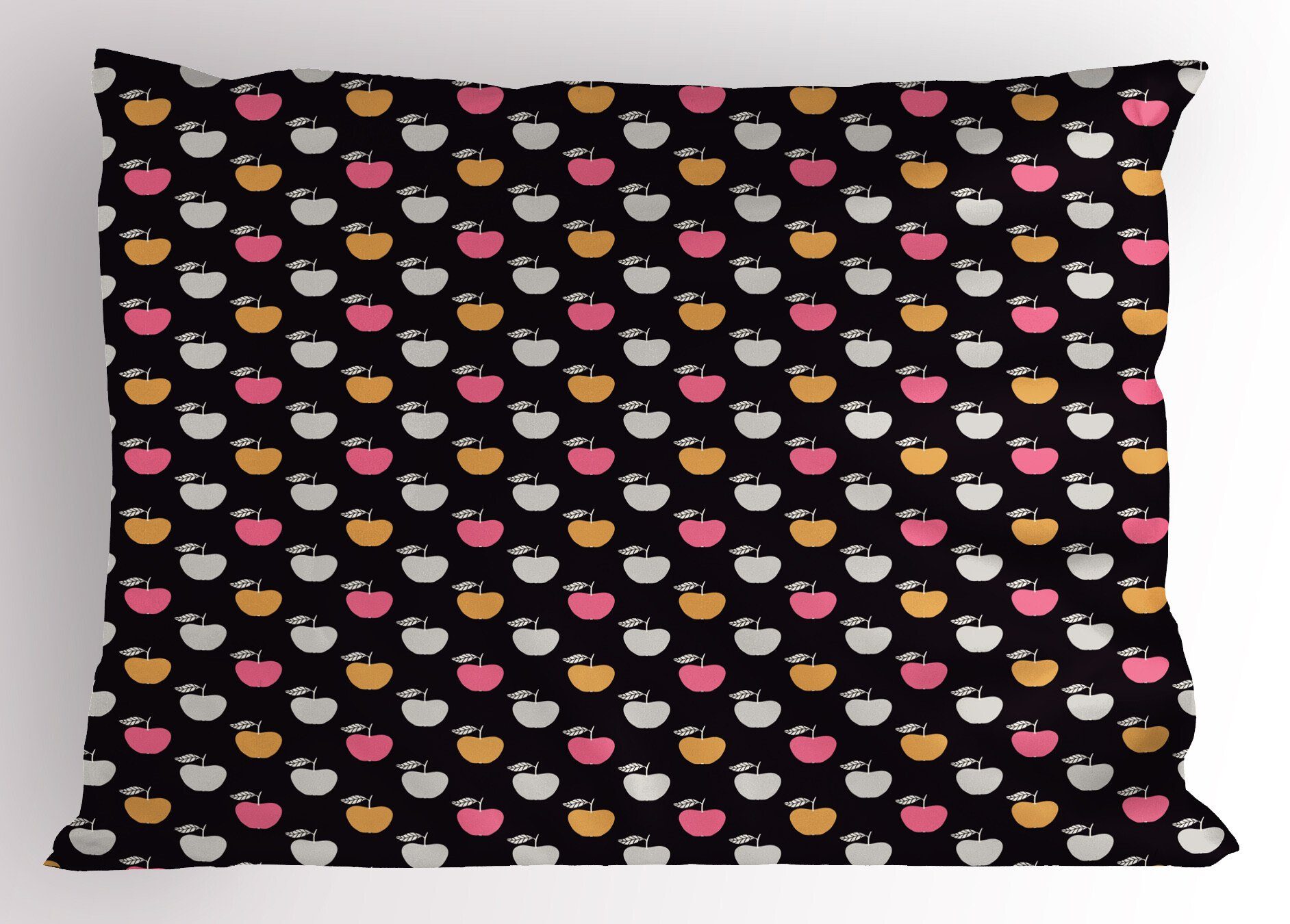 Kissenbezüge Dekorativer Standard King Size Gedruckter Kissenbezug, Abakuhaus (1 Stück), Apfel Abstract Farbe Frucht-Muster