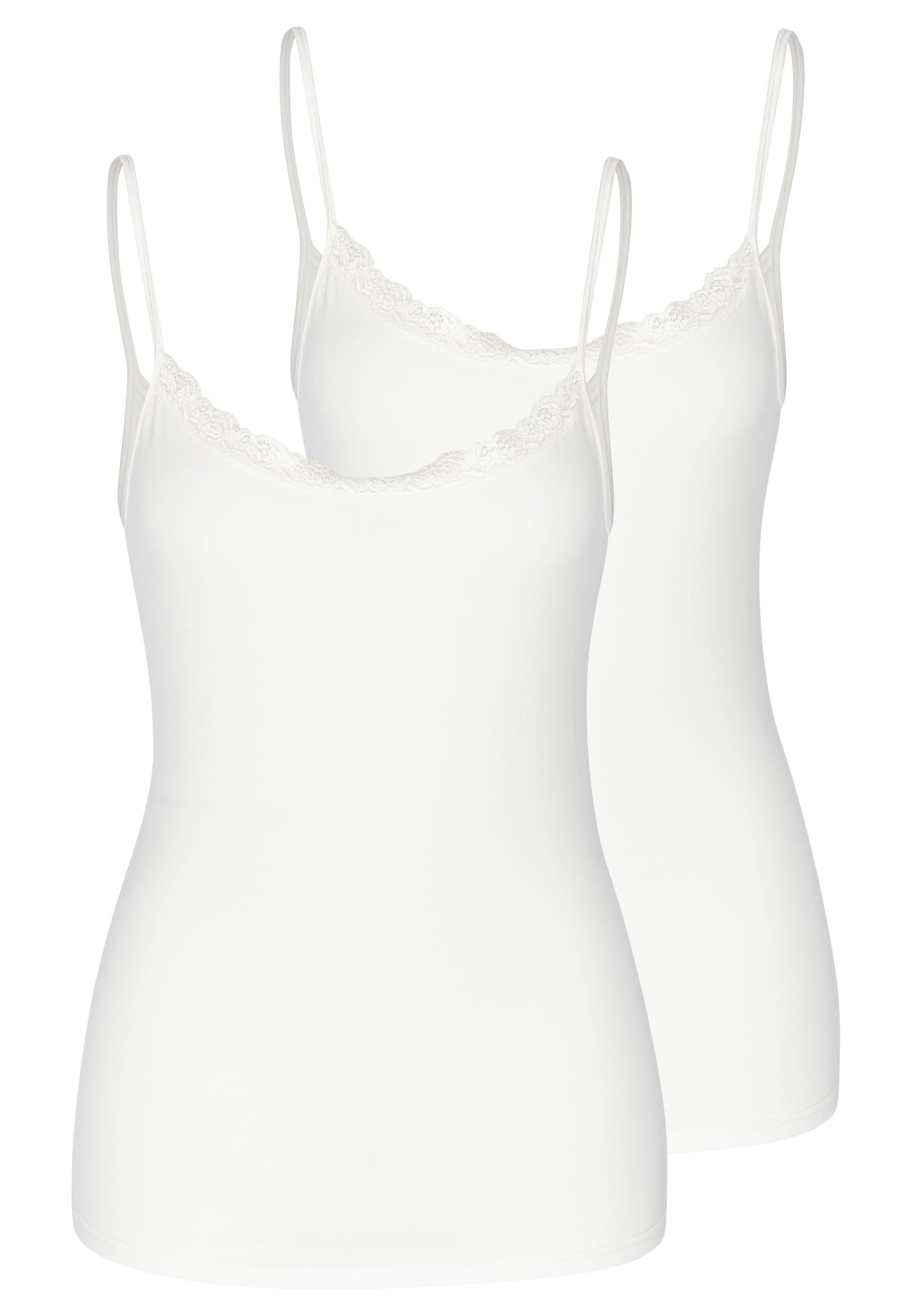 Nina Von C. Unterhemd 2er Pack Cosy (Spar-Set, 2-St) Spaghetti Top - Spitze günstig online kaufen