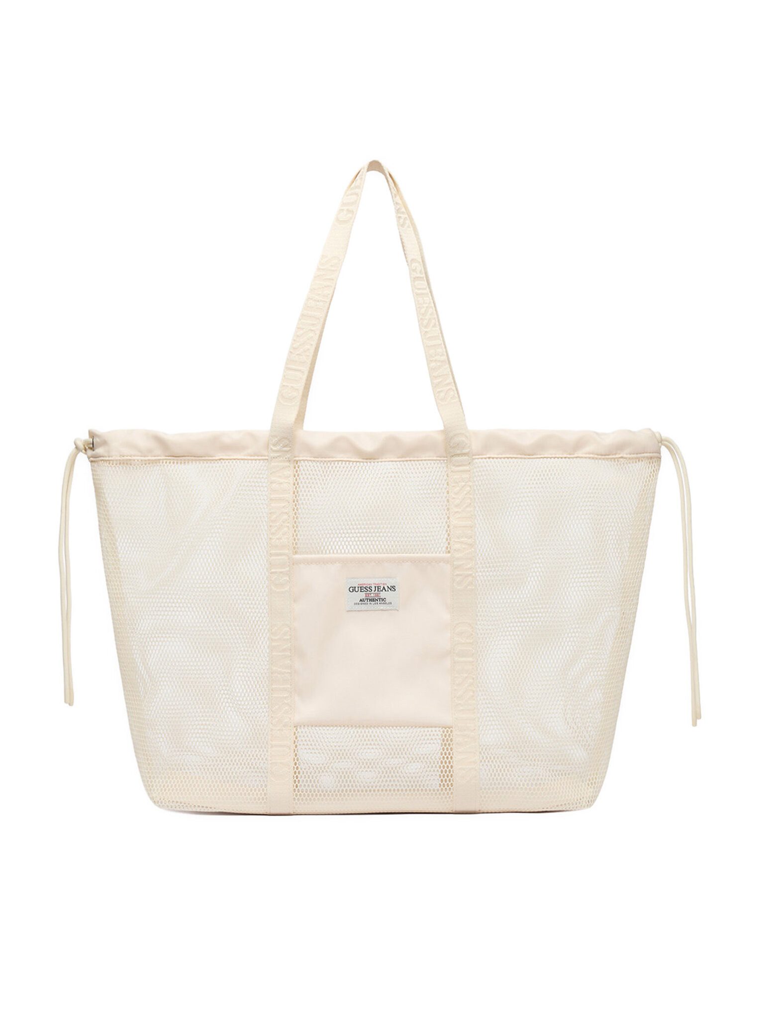 GUESS JEANS Handtasche Guess Jeans Damenhandtasche Écru GUESS JEANS-WBEO-GU günstig online kaufen