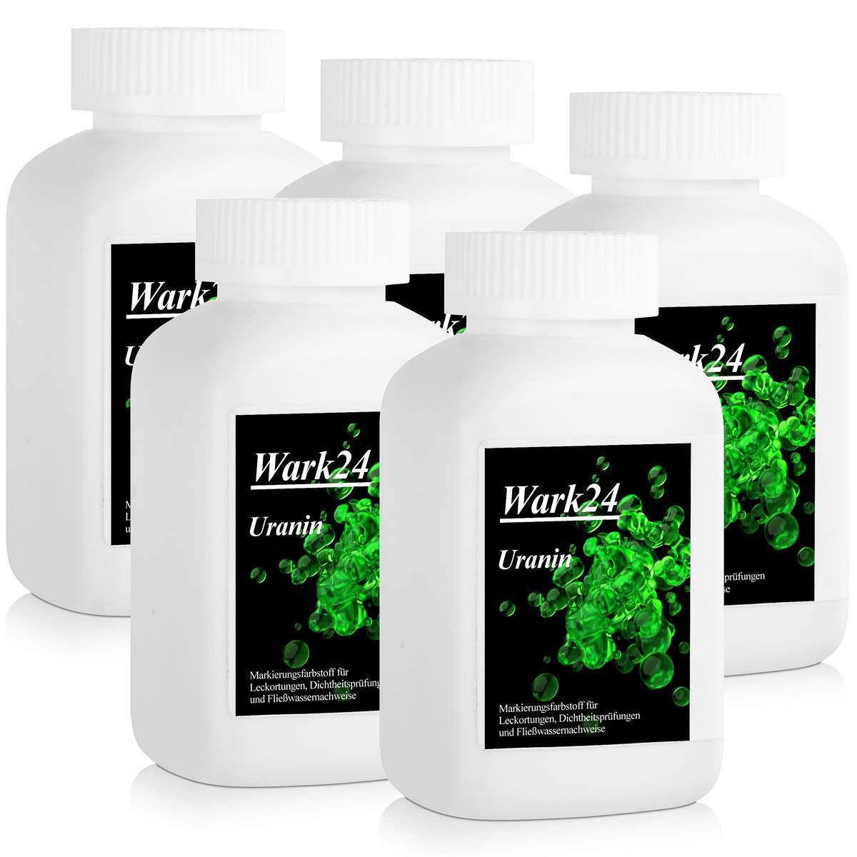 Wark24 Dichtstoff Wark24 Uranin 100g Fluorescein Dichtigkeitsprüfungen Strömungsanalyse