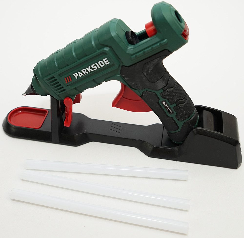 Parkside Heißklebepistole PHP 500 E3, kabellos, Aufnahme: Ø 11 mm, 200 °C, Klebepistole