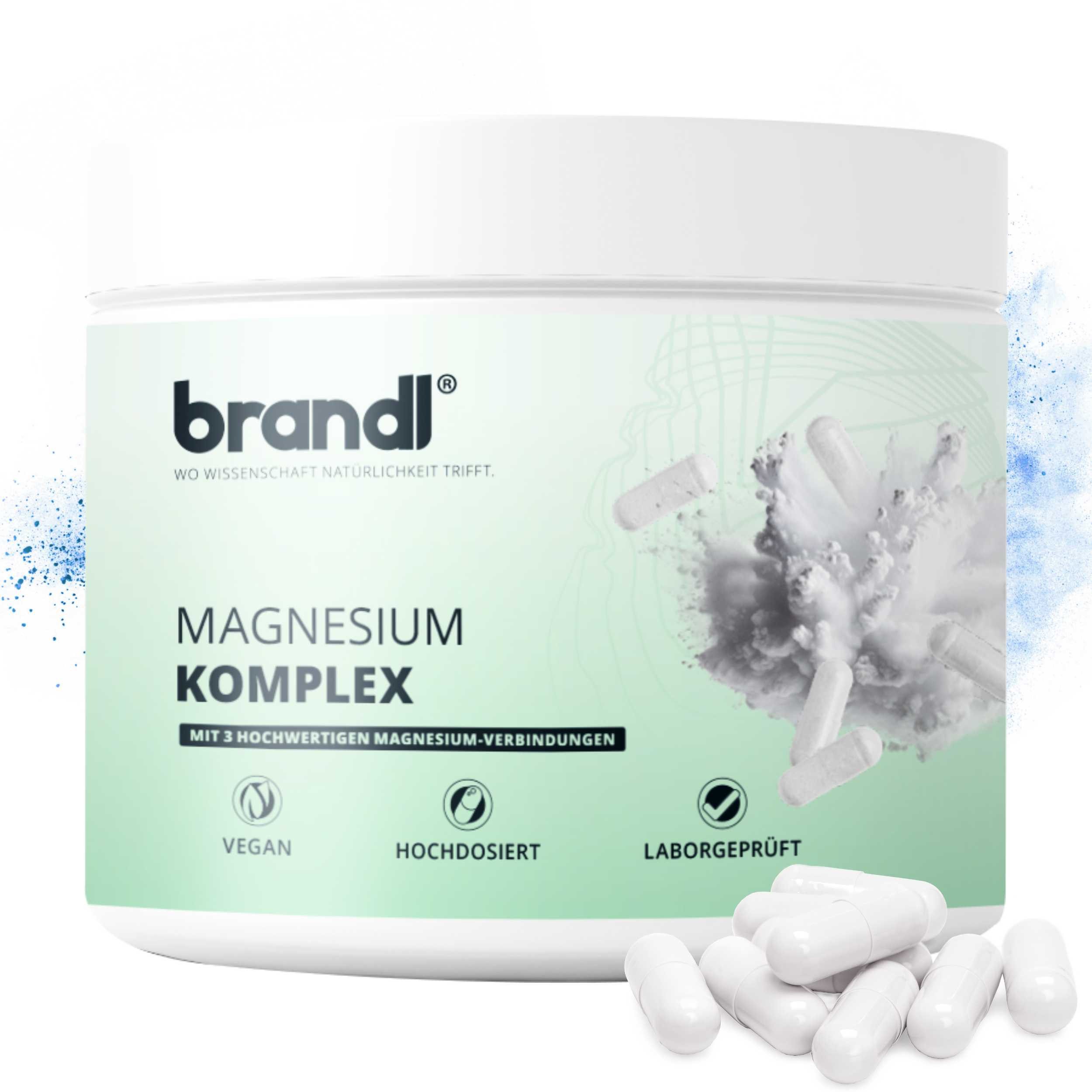 Magnesium Komplex aus 3 Magnesium-Formen Kapseln