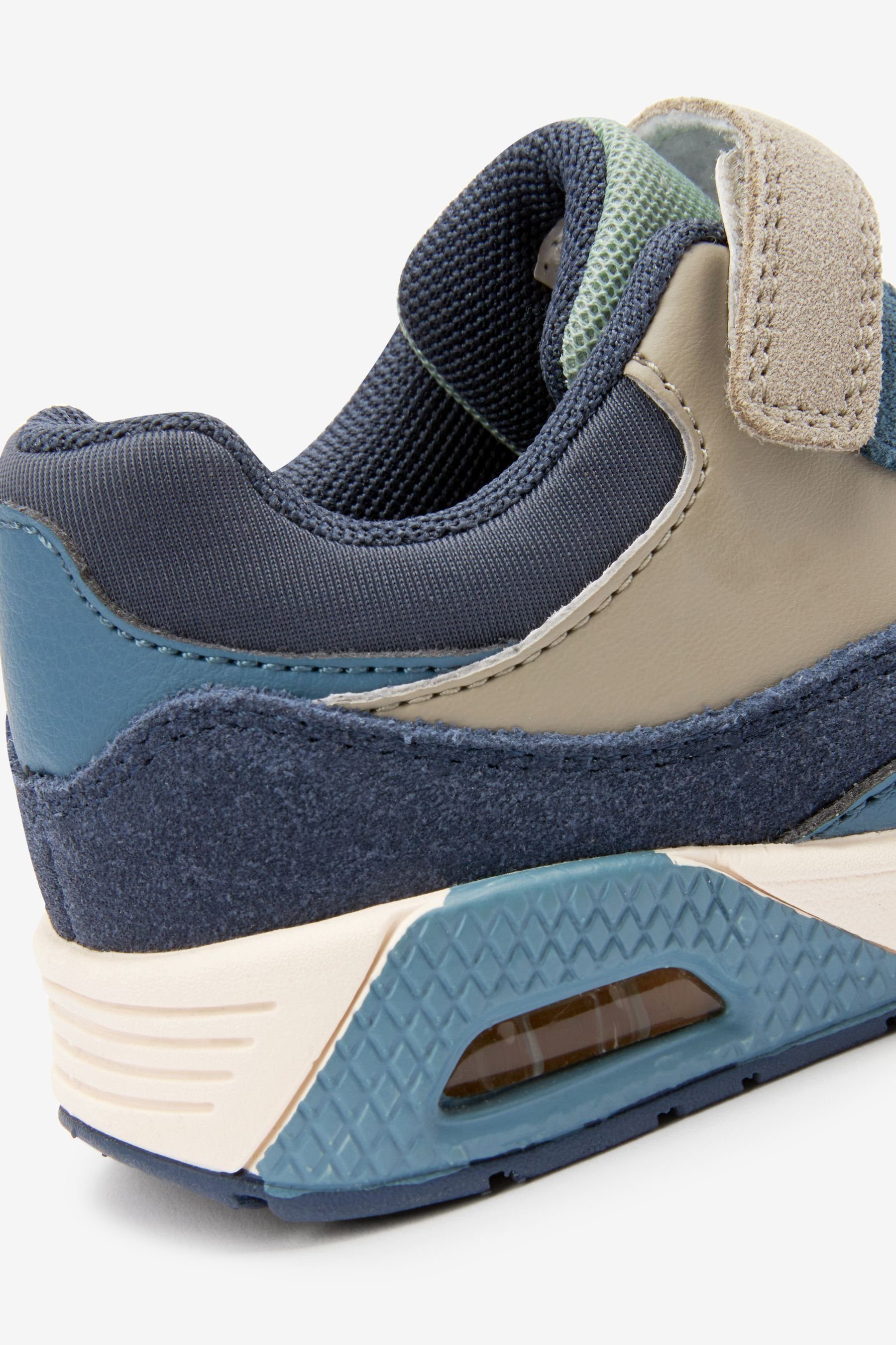 Next Elastischer Sportschuh mit (1-tlg) Blue/Green Sneaker Schnürung