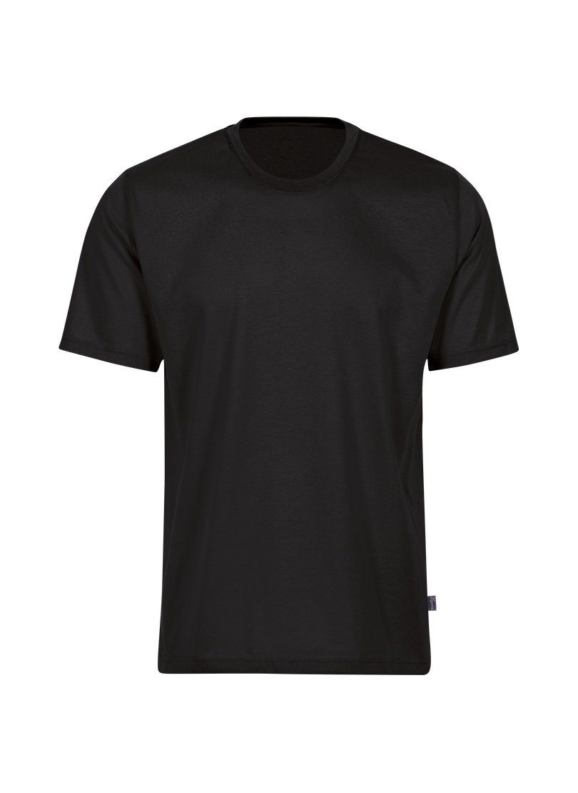 Trigema T-Shirt TRIGEMA T-Shirt Baumwolle aus 100% schwarz