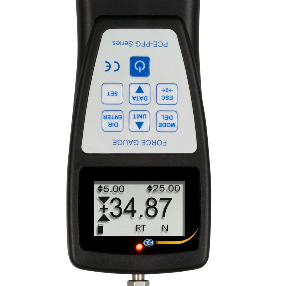 Lasermessgerät Dynamometer mit interner S Kraftmesszelle, Grafikdisplay