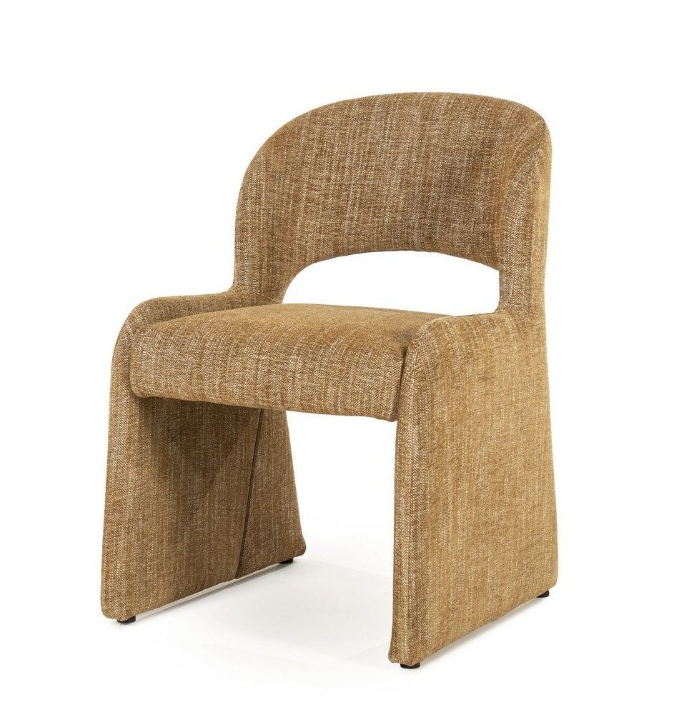 LEVEN Lifestyle Esszimmerstuhl Design Stuhl MILAN Stoffbezug - 3 Farben zur Auswahl